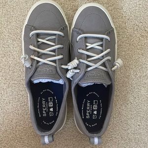 Sperry Crest Vibe washable leather barrel sneakers